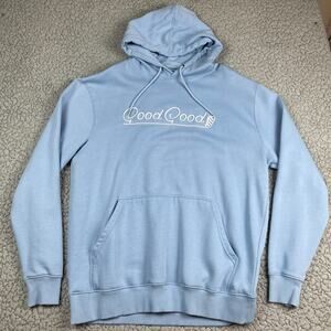 Good Good Golf Hoodie Mens XL Carolina Blue Embroidered Heavy Cotton